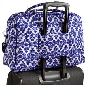 Vera Bradley Cobalt Tile Weekender